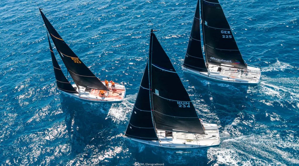 Melges-World-League-the-Argentario-Rally-kicks-off-in-Cala-Galera-with-eleven-nations-on-the-starting-line